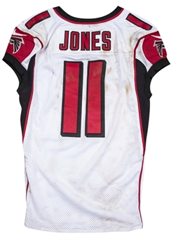 2016 Julio Jones Game Used Atlanta Falcons Road Jersey Photo Matched To 11/13/2016 (Falcons COA & Resolution Photomatching)
